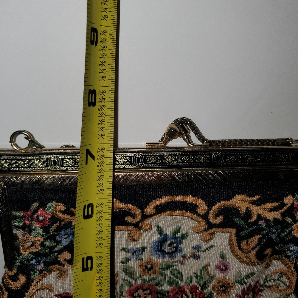 Vintage Floral Tapestry Clutch - Picture 2 of 7